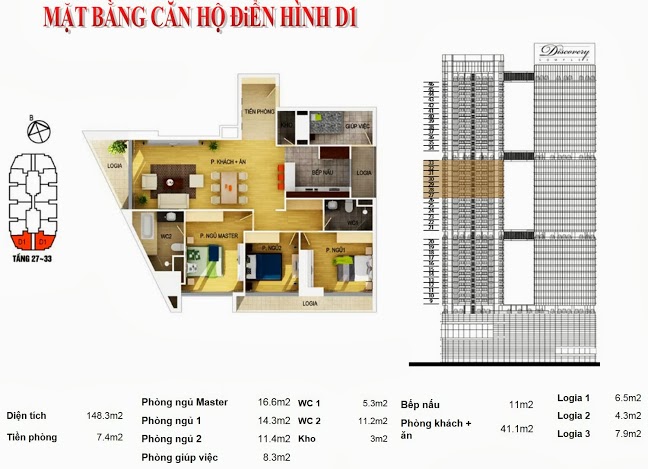 C?n h? D1 chung c? Discovery Complex