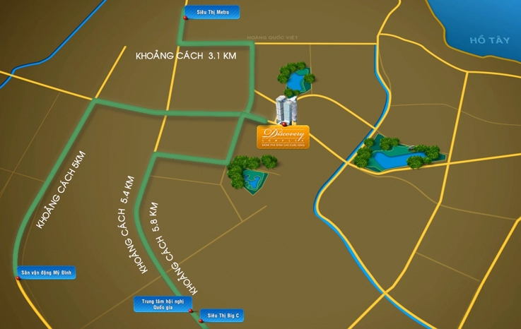 V? tr� chung c? Discovery complex